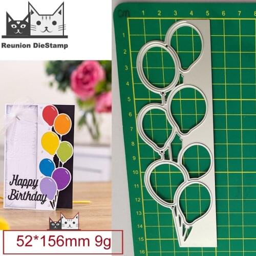 2021 Cut Die Christmas Envelope Balloons Lace Metal Cutting Dies DIY Scrapbooking Steel Craft Die Cut Embossing Paper Cards