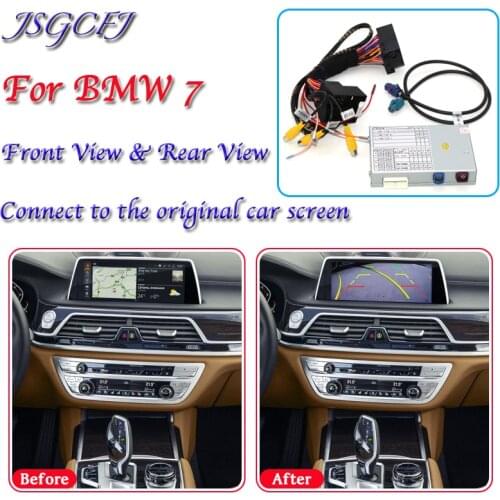 For BMW 7 F01 F02 F03 F04 G11 G12 2009~2021 CIC NBT EVO MGU Interface Adapter Rear Front Camera Original Screen Upgrade Decoding