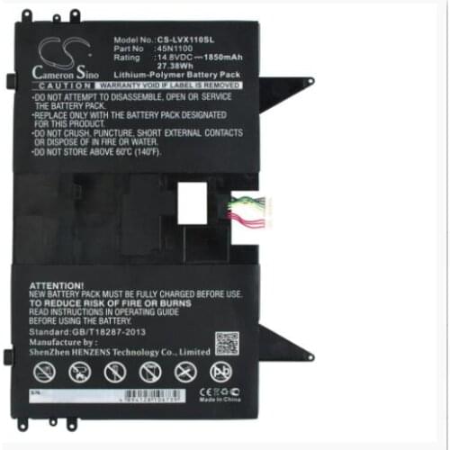 Cameron Sino 1850mAh battery for LENOVO Thinkpad X1 Helix Tablet PC 45N1100 45N1101 Tablet Battery