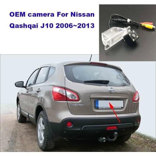 Yessun HD CCD Night Vision Car Rear View Reverse Backup Camera Waterproof For Nissan Qashqai J10 2006~2013 reverse camera