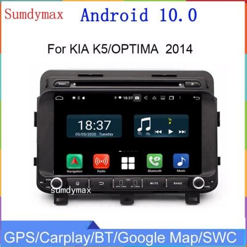 Octa core android10 car dvd multimedia player for KIA K5 OPTIMA 2014 gps navigation car radio audio stereo headunit Carplay WiFi