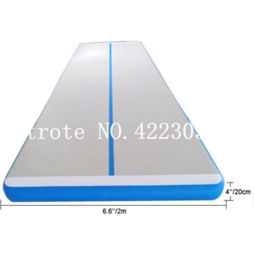 Free Shipping 6x2x0.2m AirTrack Inflatable Cheap Gymnastics Mattress Gym Tumble Air track Floor Tumbling Air Track For Sale
