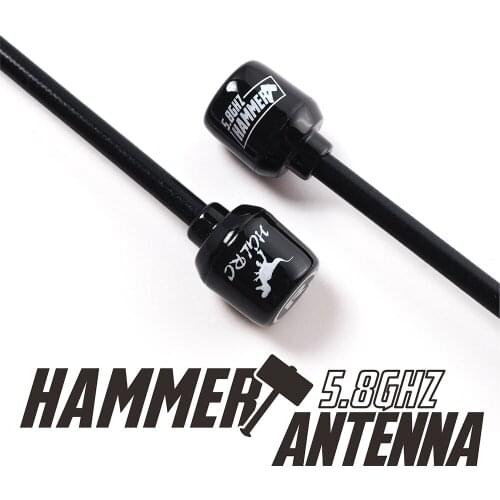 5.8G Mini Antenna 2.5dBi SMA/UFL(IPEX)/MMCX Image Transmission VTX RHCP/LHCP Hammer Antenna Length 87mm for RC FPV Drone