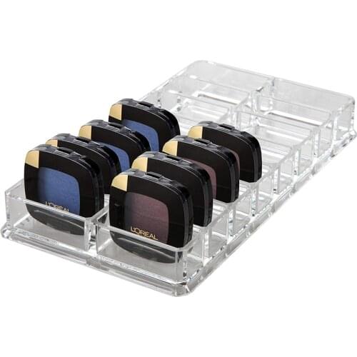 Fashion Acrylic Makeup Organizer Cosmetic Storage Box Makeup Powder Box Lipstick Nail Polish Holder Jewelry Cosmetic Box