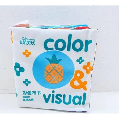 Baby Readning soft cloth book newborns fabric book montessori toys 1 year story books for kid english educational toy for 1 year