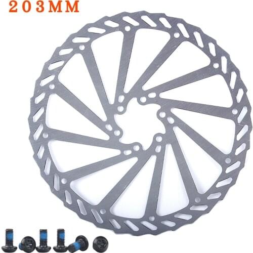 Bike Disc Brake Rotor 203MM 410Stainless Steel MTB With 6 Bolts Brake Disc Rotors for Sram