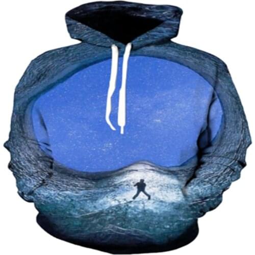 3D Printing Snow Mountain Hoodie Landscape Sweatshirt Womens Fashion Trend Mens Hoodie Pullover