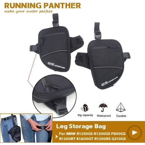 Waterproof leg bag storage bag for left and right side for BMW C 650 GT F650GS F750GS F850GS K1100 LT K1200GT K1200R K1600B GTL