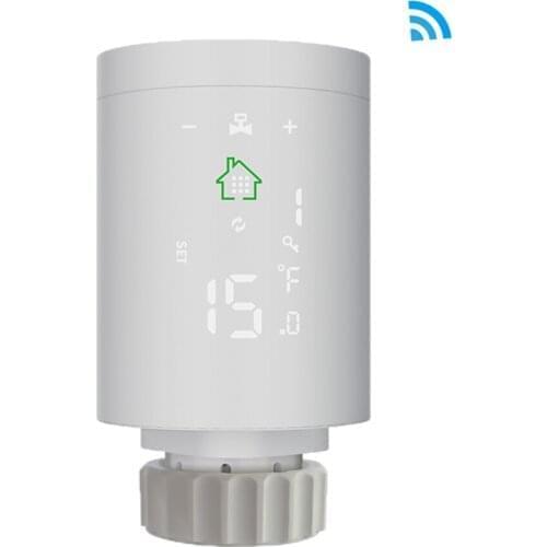 WiFi Smart Thermostat Temperature Controller, Radiator Valve Actuator TRV Thermostat, TUYA WiFi Thermostat,Works with Alexa