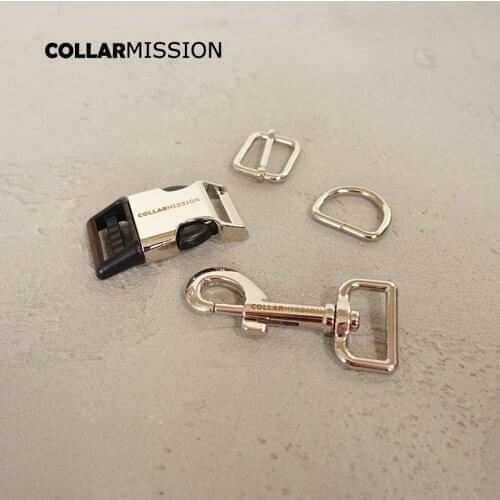 10pcs/lot (metal buckle+adjust buckle+D ring+metal dog clasp/set) diy parts provide laser engraving service customize LOGO
