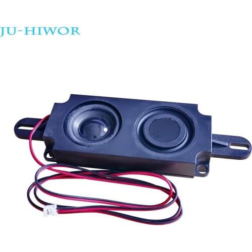 4R 3W 45*150*21MM Multimedia Double Diaphragm Small Pair Box Speaker For Advertising With Wire Loudspeaker PU Edge Black Cap