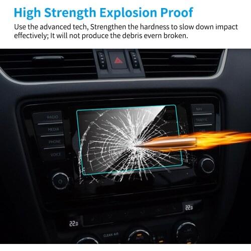 5.7 9 Inch TPU Car GPS Navigation Screen Protector for Skoda Octavia Interior TPU Protective Film Automobiles Car Accessories