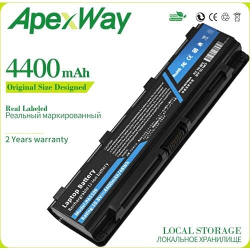 Apexway Laptop Battery PA5108U-1BRS PA5109U-1BRS PA5110U-1BRS For Toshiba Satellite C40 C45 C50 C55 C70 C75 series