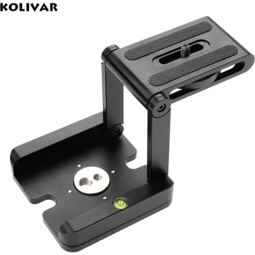 Aluminum Folding Quick Release Plate Stand Holder Tripod Z Flex Tilt Camera Head Solution Photography Studio Camera Tripod Z Pan