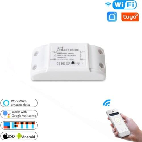 Smart Home House Wifi Wireless Remote Switch Breaker LED Light Controller Module Alexa Google Home Smart Life Tuya APP