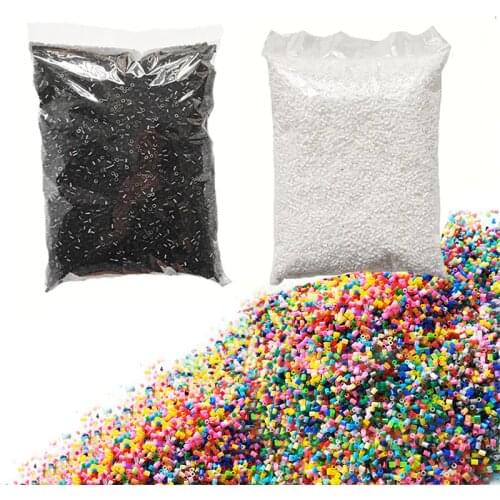 Black+white 2.6mm Hama Beads 72 Colors For Choose Kids Education Diy Toys 100% Quality Guarantee New Perler Beads Wholesale