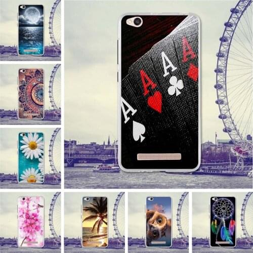 For Xiaomi Redmi 4A Case Back Cover for Xiaomi Redmi 4A Cases Redmi4A Silicone Covers Phone Bag TPU Soft Cute Painting Shell