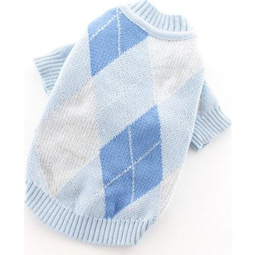 Breathable Stylish Pet Dogs Cats Knitted Shirt Clothes Skin-friendly Pet Shirt Close Fitting for Festival