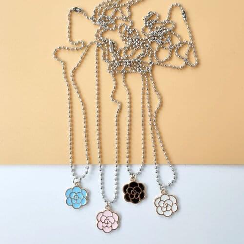 Kpop Bangtan Boys Necklace Love Yourself Album Necklace Flower Jewelry Beads Chain Fashion Smerlado Bloom Bulletproof Korean