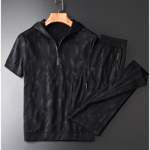 Minglu Men's T-shirts With A Hood