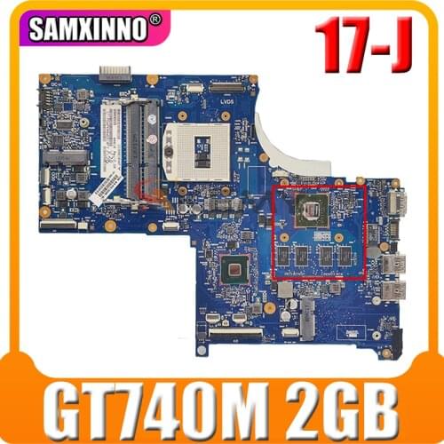 Original For HP 17-J Series Laptop Motherboard 746451-501 746451-001 PGA947 DDR3 HM87 GT 740M 2GB 100% Tested Fast Ship