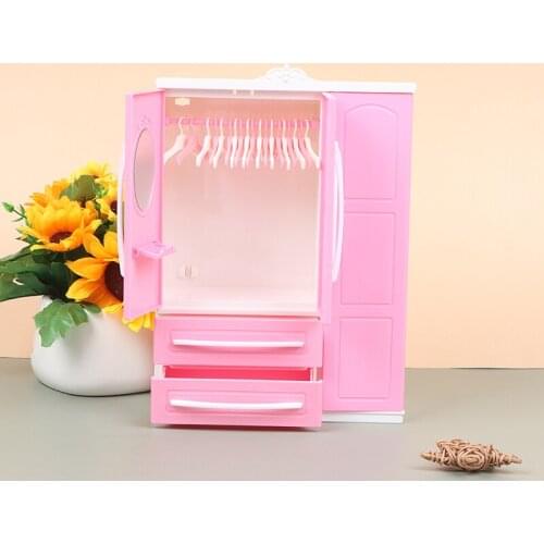 Lovely Plastic Closet Wardrobe with Mirror Bedroom Furniture Accessories