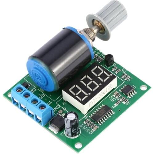 DC12V 24V Adjustable Digital Signal Generator Module Analog Square Transceiver Current LED Display Compact 4-20MA