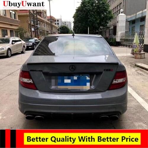 UBUYUWANT For Mer Cedes-benz W204 C180K C200 C250 C260 C300 Spoiler High Quality Abs Plastic Car Tail Wing Decoration 2008-2013