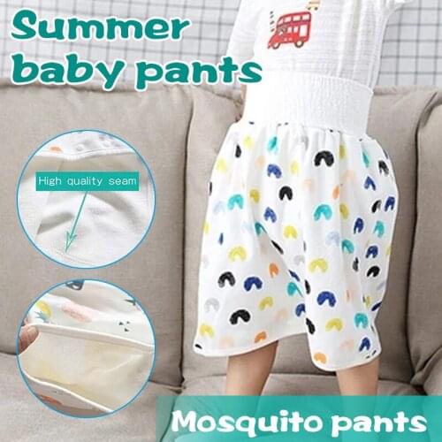Comfy Childrens Diaper Skirt Shorts 2 in 1 Waterproof and Absorbent Shorts for Baby Toddler TN88