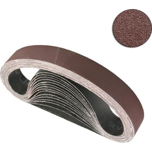 Utoolmart 120/180/240/320 Grit 533*30 Size Sanding Belt Alumina Grinding Polishing Abrasive Belt High Quality 5pcs/10pcs/15pcs