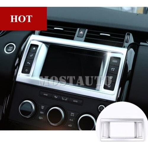 For Land Rover Discovery 5 L462 Inner Console GPS Navigation Trim Cover 2017-2018 1pcs Car Accessories Interior Car Decor