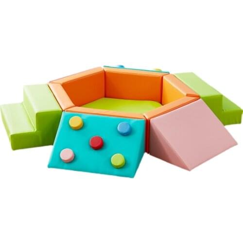 YLWCNN Early Education Center Indoor Software PU Foam Baby Ball Pool Soft Play Set Toys