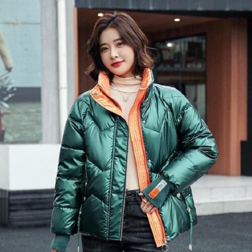 2021 New Women winter Jacket Female Short cotton Lightweight Warm Ladies Coat Tops coat