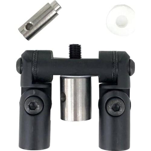 1pc Archery Compound Bow Double V Bar Black Stabilizer Damper Hunting Adjustable V-Bar Hunting Shooting