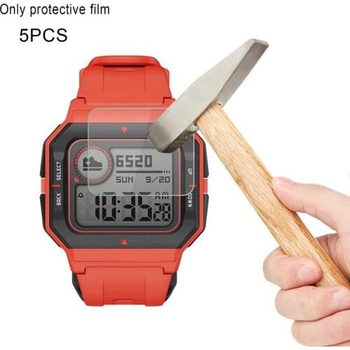 10PCS Smartwatch Tempered Glass Clear Protective Film Guard For Amazfit Neo Sport Smart Watch LCD Display Full Screen Protector