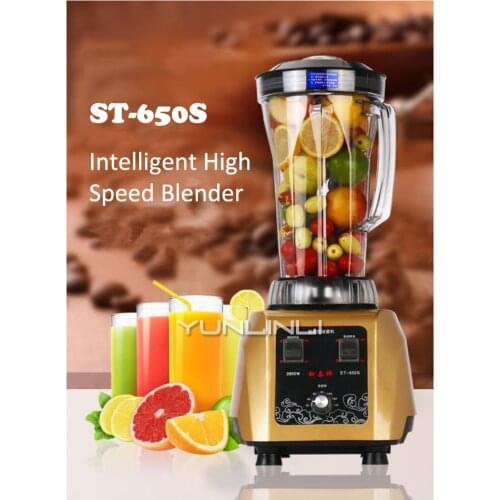4L High Speed Blender Intelligent Food Blender Multifunction Food Mixer Commercial Food Processor ST-650S