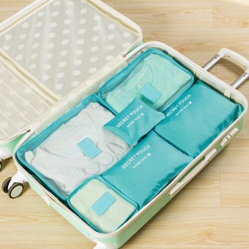 6pcs In One Set Cosmetic Toiletry Makeup Bags travel Bags And Cases Kosmetiktasche Organisateur De Sac A Main Organizador Bolso