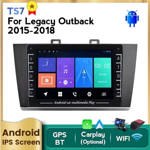 MEKEDE Car navigation Android system For Subaru Outback 2015-2018 Car multimedia radio Touch screen with buttons 2din 16G