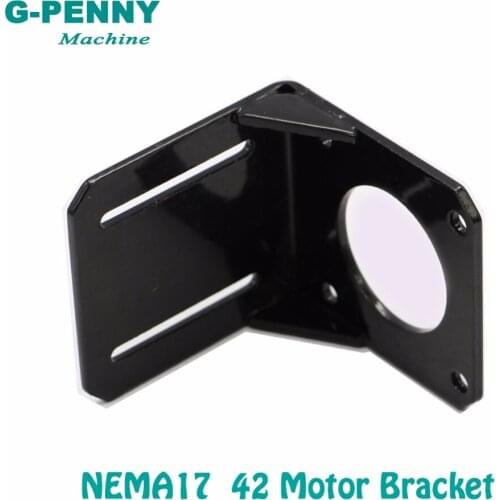 Free shipping! CNC NEMA17 Stepper Motor Accessories Bracket Support Shelf Mounting L Bracket Mount Step Stepping Stepper Motor