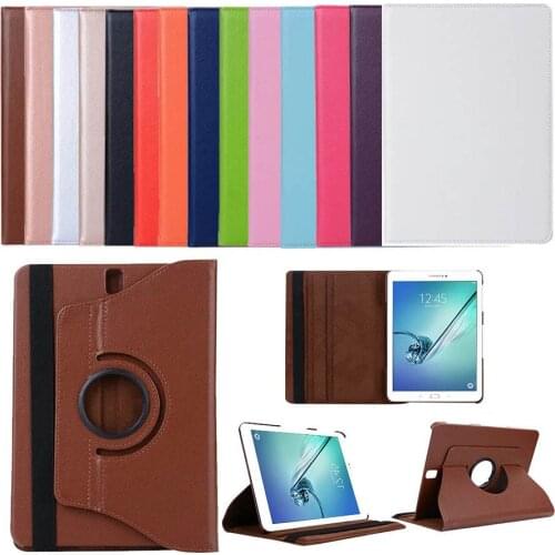 For Samsung Galaxy Tab S3 9.7 T820 T825 Case PU Leather Stand Case 360 Degree Rotating Tablet Protect Cover for Tab S3 9.7 inch