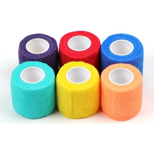 CP 6PCS Disposable Tattoo Bandage self-adhesive Elastic Tattoos GunMachine Grips Cover Wrap Tape Permanent Makeup Accessories