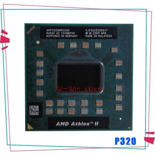 AMD Athlon II Dual-Core Mobile P320 2.1 GHz Dual-Core Dual-Thread CPU Processor AMP320SGR22GM Socket S1
