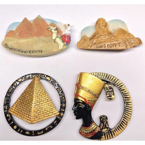 Egypt Souvenir Fridge Magnet Camel Pyramid Giza Cairo Egypt Egyptian Puppet Refrigerator Magnets for Refrigerator Decoration