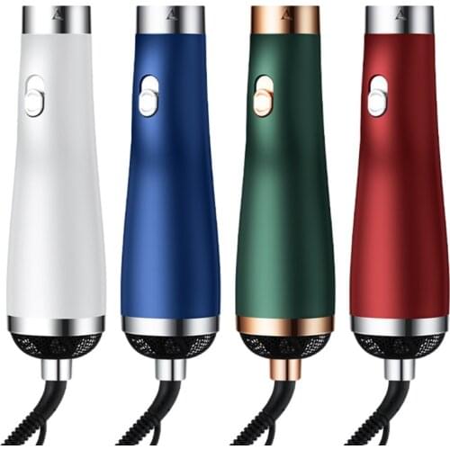 Hair Dryer Brush, Hot Air Hair Brush Comb, 3 in 1 Hot Air Brush Salon Negative Ionic Blow Dryer Straightener & Curler