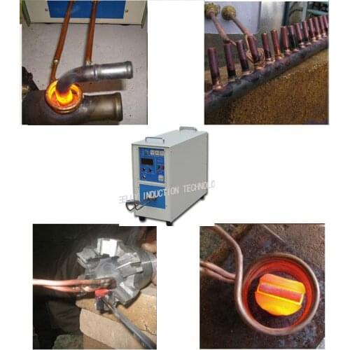7KW 220V Induction Heater Welding Machine IGBT Induction Brazing copper tube