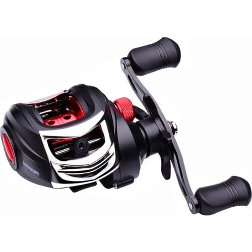 Water Drop Wheel Fishing Wheel 7.2:1 High Speed Ratio 17+1BB Bearings Max 8kg Fish Reels New Compact Design