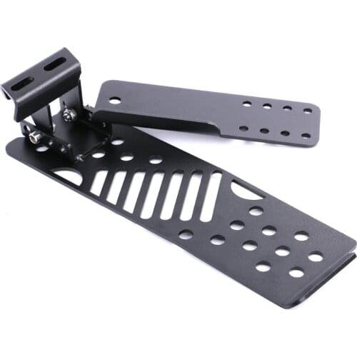 Metal Car Auto Dead Pedal Adjustable Left Side Foot Rest Kick Panel for Jeep Wrangler JL Sahara Rubicon 2018-2021