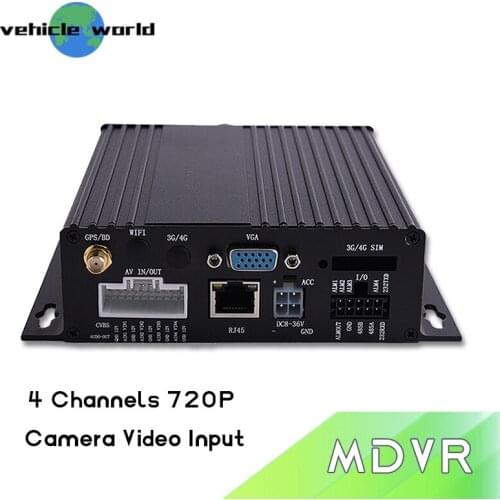 HIKVISION 720P 4CH GPS Double SD Card Mobile DVR for School Bus