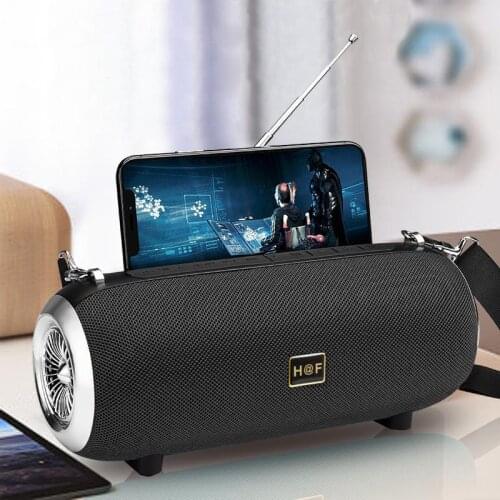 Powerful Stereo Portable Speaker Wireless Outdoor Bluetooth Speakers With FM Radio AUX TF USB MP3 Music Center Column For Phone