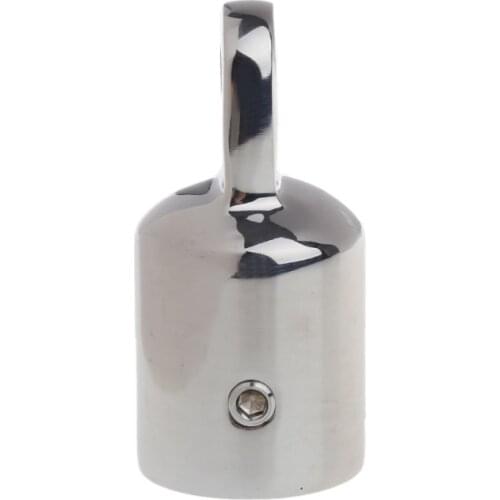 2021 New Stainless Steel Bimini Top Eye End Cap For 7/8'' Pipe Marine Boat Yacht